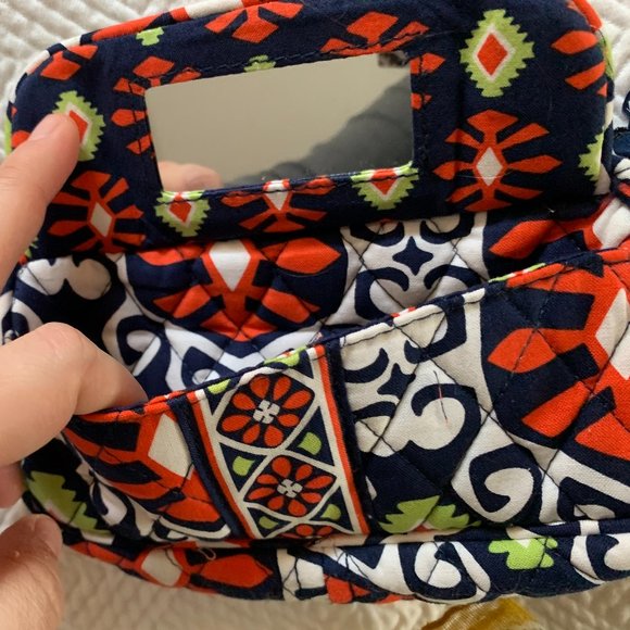 Vera Bradley Mirror Cosmetic Bag/Case in Sun Valley, New Without Tags - Picture 3 of 4